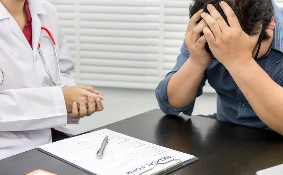 man in tension - Texas Law On Unpaid Medical Bills