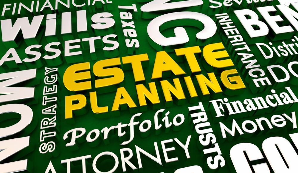Estate Planning Wills Trusts Attorney Protect Assets Wealth Strategy 3d Illustration